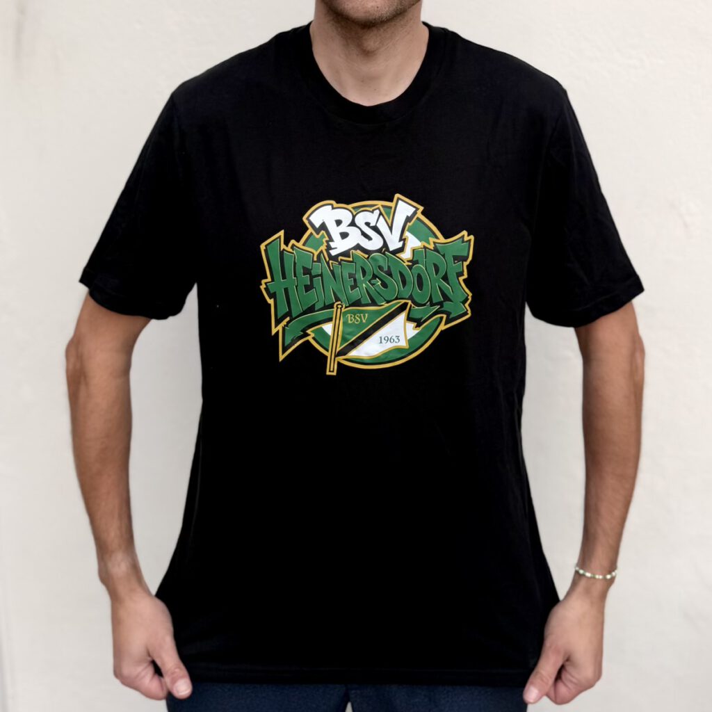 T-Shirt, Graffiti, schwarz